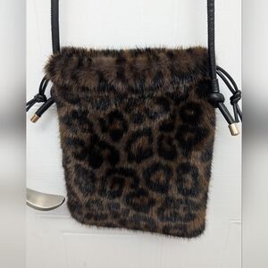 NWT Leopard Print Crossbody Phone Bag